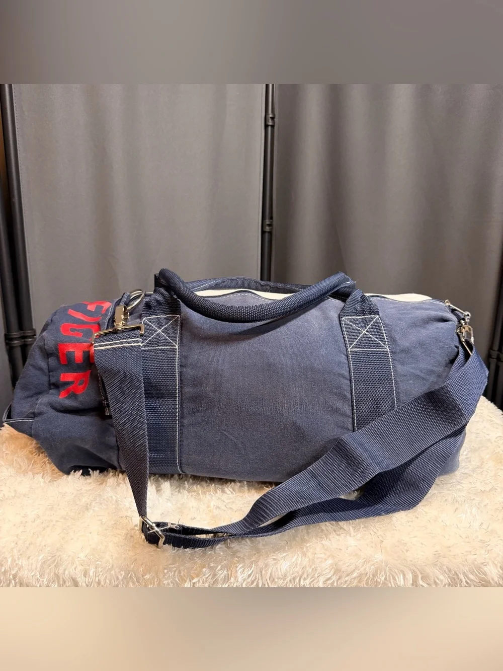 Tommy Hilfiger Bag 90s 00s Y2k Gym Work-out Sports Travel Carry-all Duffle